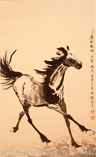 《马到成功 仿悲鸿马》
